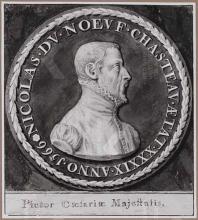 Portret van Nicolas de Neufchâtel,  Tako Hajo Jelgersma, 1717-95,  BD/RKD/1812 - IB/XVIC op Neufchâtel (afb.nr. 0000176029)